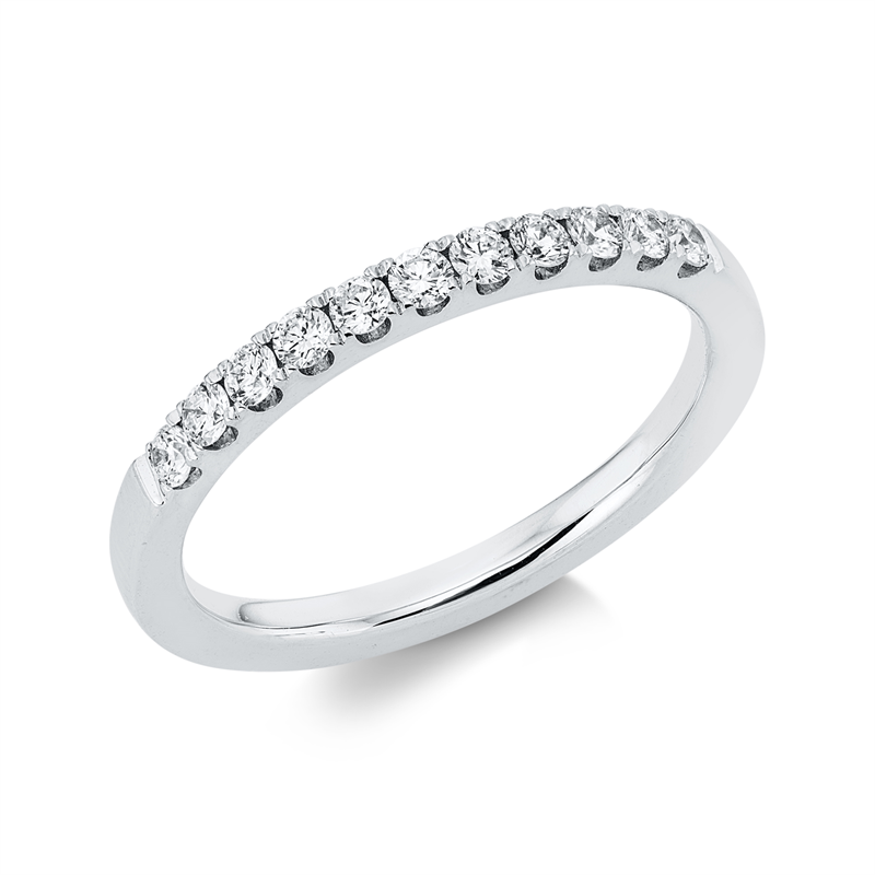 Image 90001408 - Ring 18 kt WG, 11 Brillanten 0,29 ct, TW-si, Weite:54 =*=*= Unterkategorie: Memoire ...