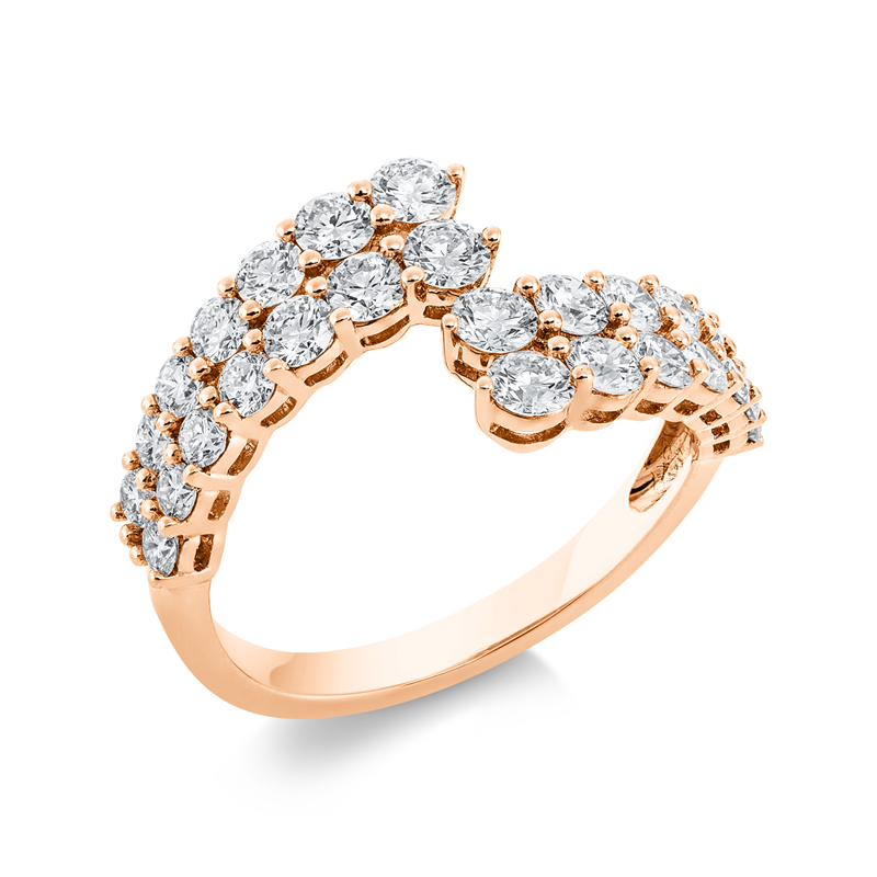 Image 90001422 - Ring 18 kt RG, 28 Brillanten 1,56 ct, TW-si, Weite:54 =*=*= Unterkategorie: Exklusiv, ...