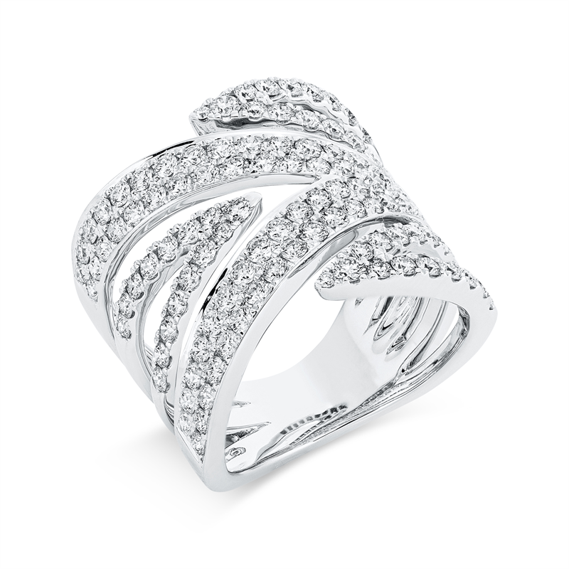 Image 90001455 - Ring 18 kt WG, 108 Brillanten 2,34 ct, TW-vsi, Weite:54 =*=*= Unterkategorie: Exklusiv, ...