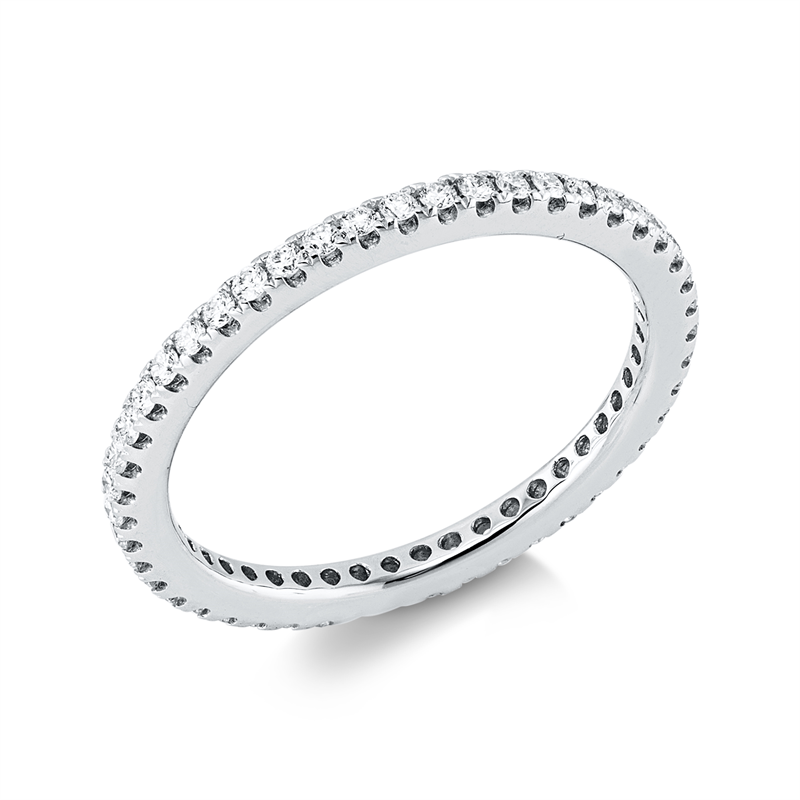 Image 90001462 - Ring 18 kt WG, 47 Brillanten 0,35 ct, TW-vsi, Weite:52 =*=*= Unterkategorie: Memoire ...