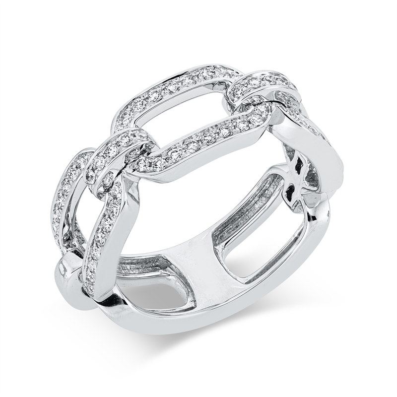 Image 90001475 - Ring 18 kt WG, 66 Brillanten 0,43 ct, TW-vsi, Weite:53 =*=*= Unterkategorie: Exklusiv, ...