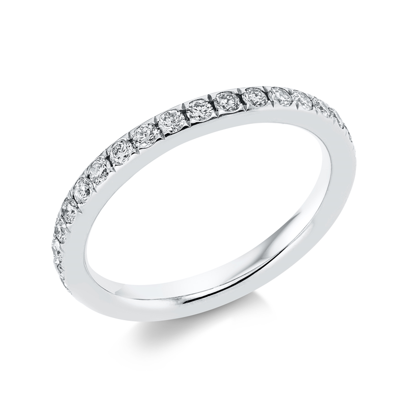 Image 90001578 - Ring 18 kt WG, 34 Brillanten 0,63 ct, TW-si, Weite:51 =*=*= Unterkategorie: Memoire ...