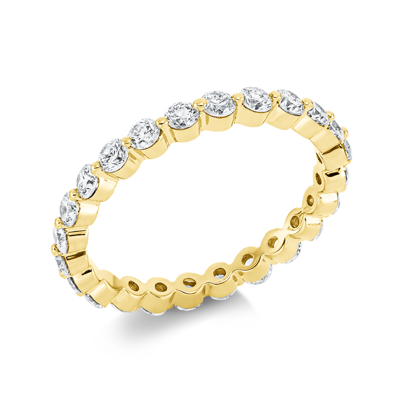 Image 90001645 - Ring 18 kt GG, 24 Brillanten 1,24 ct, TW-si, Weite:54 =*=*= Unterkategorie: Memoire ...