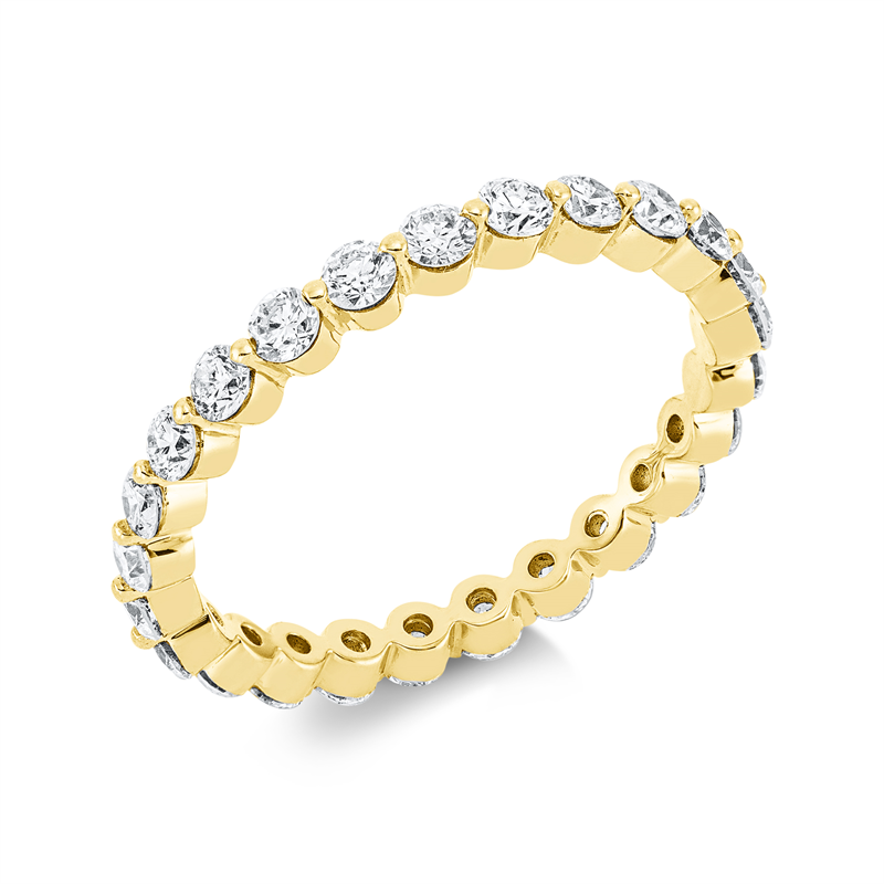 Image 90001646 - Ring 18 kt GG, 24 Brillanten 1,12 ct, TW-si, Weite:53 =*=*= Unterkategorie: Memoire ...