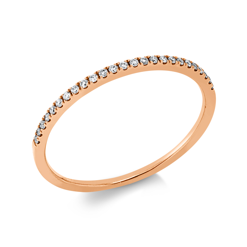 Image 90001662 - Ring 18 kt RG, 25 Brillanten 0,10 ct, TW-si, Weite:54 =*=*= Unterkategorie: Memoire ...