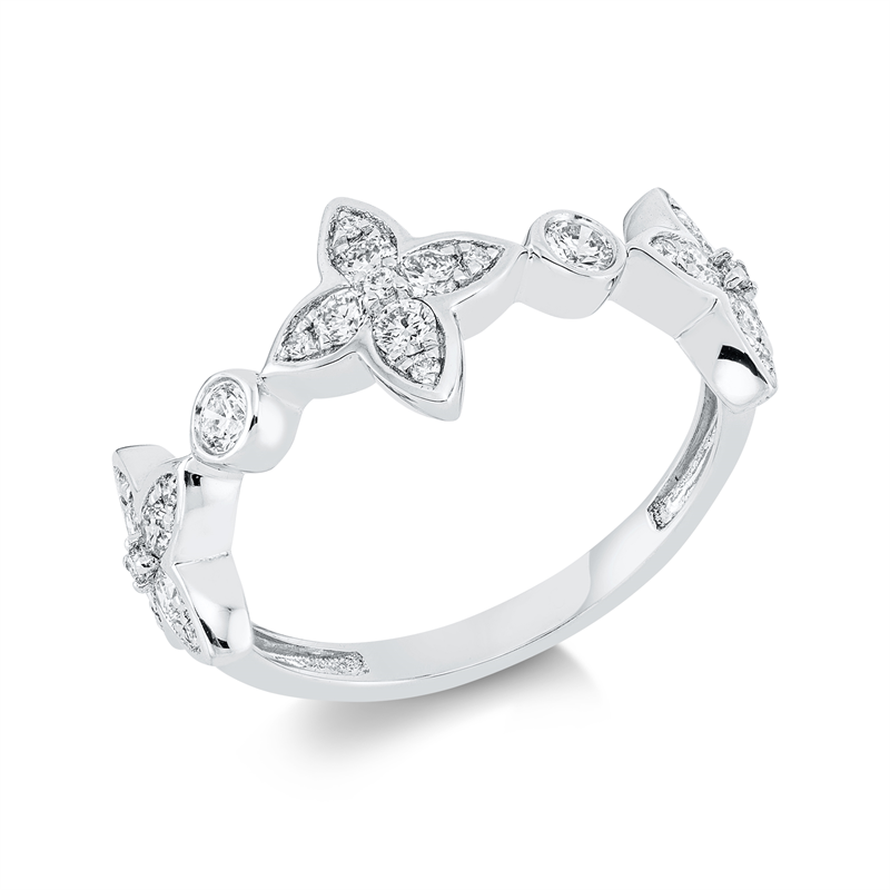 Image 90001663 - Ring 18 kt WG, 29 Brillanten 0,48 ct, TW-si, Weite:53 =*=*= Unterkategorie: Modern ...