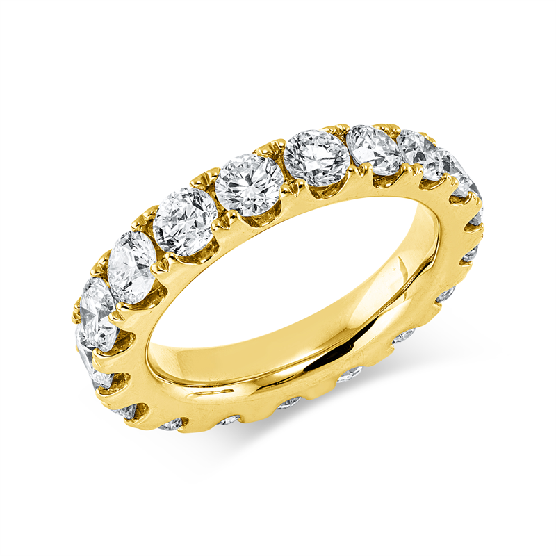 Image 90001683 - Ring 14 kt GG, 20 Brillanten 2,99 ct, TW-si, Weite:53 =*=*= Unterkategorie: Memoire ...
