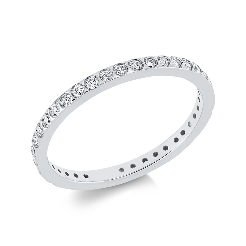 Image 90001746 - Ring 18 kt WG, 39 Brillanten 0,37 ct, TW-si, Weite:54 =*=*= Unterkategorie: Memoire ...