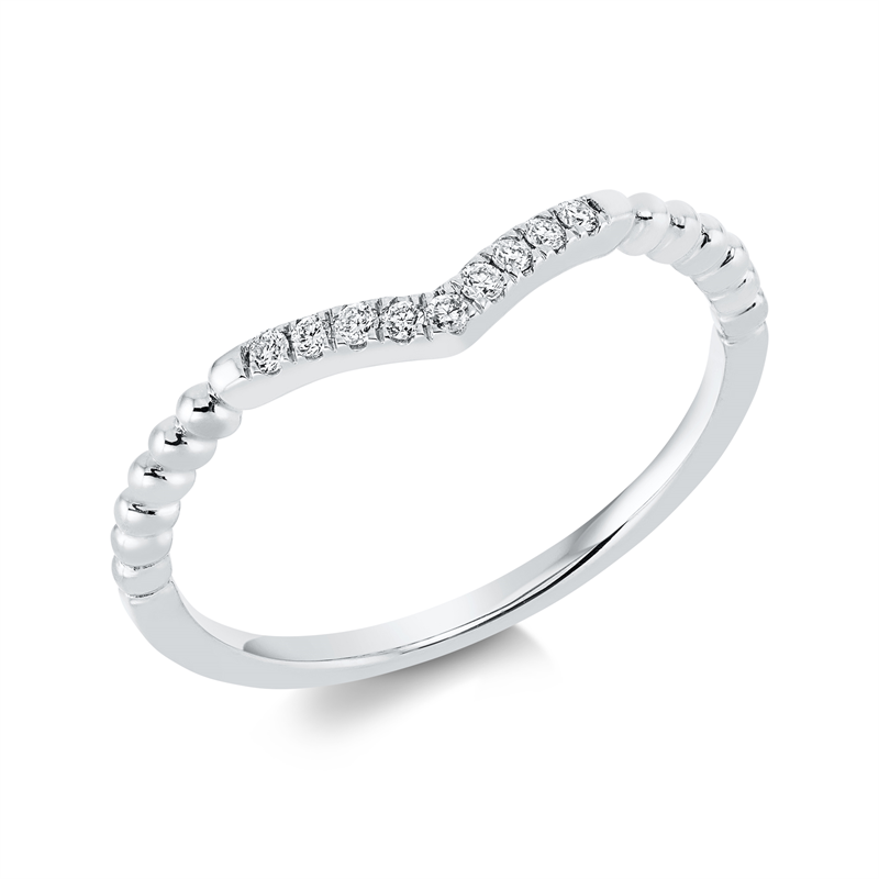 Image 90001753 - Ring 18 kt WG, 9 Brillanten 0,07 ct, TW-si, Weite:54 =*=*= Unterkategorie: Modern ...
