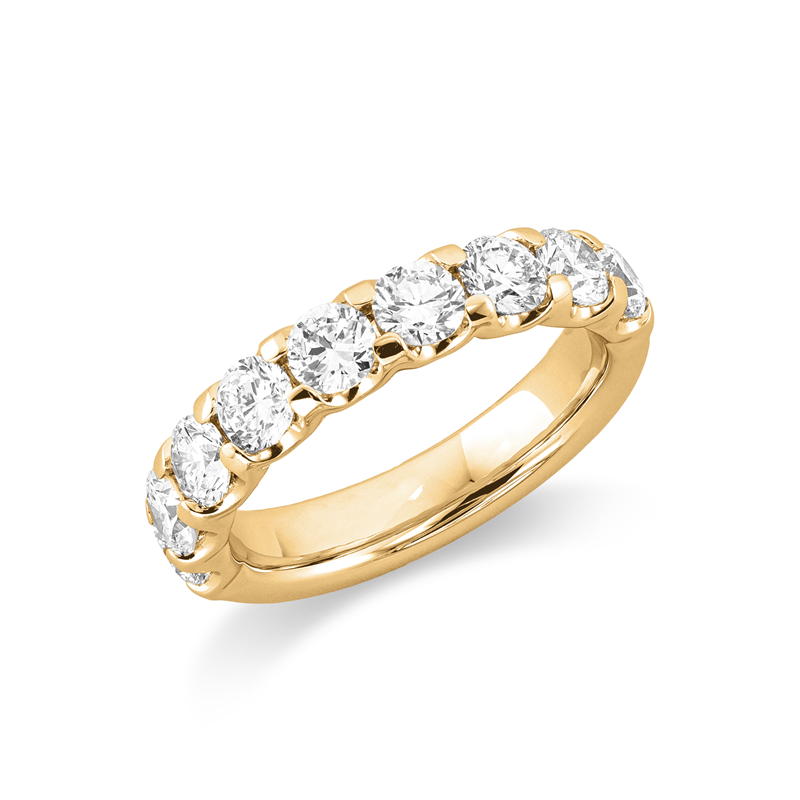 Image 90001845 - Ring 18 kt GG, Premium Edition, 9 GIAs, 9 Brillanten 1,80 ct, TW-si, ...