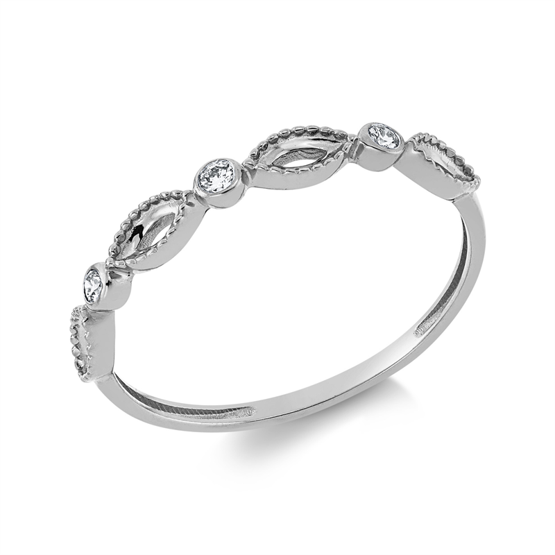 Image 90001949 - Ring 18 kt WG, 3 Brillanten 0,06 ct, TW-si, Weite:54 =*=*= Unterkategorie: Modern ...