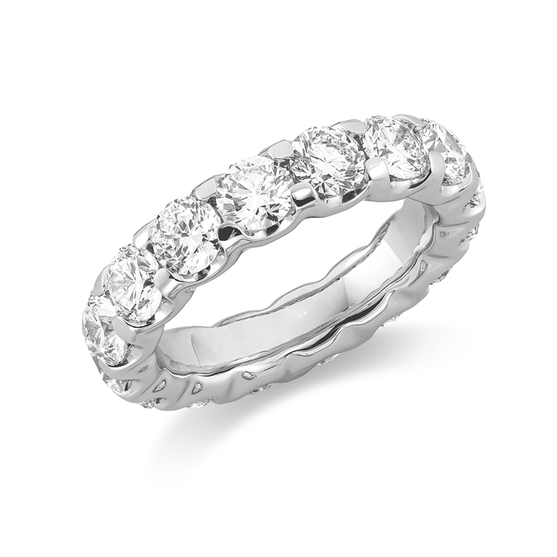 Image 90002077 - Ring 18 kt WG, Premium Edition, 16 GIAs, 6 Brillanten 1,80 ct, TW-vsi, 4 Brillanten 1,20 ...