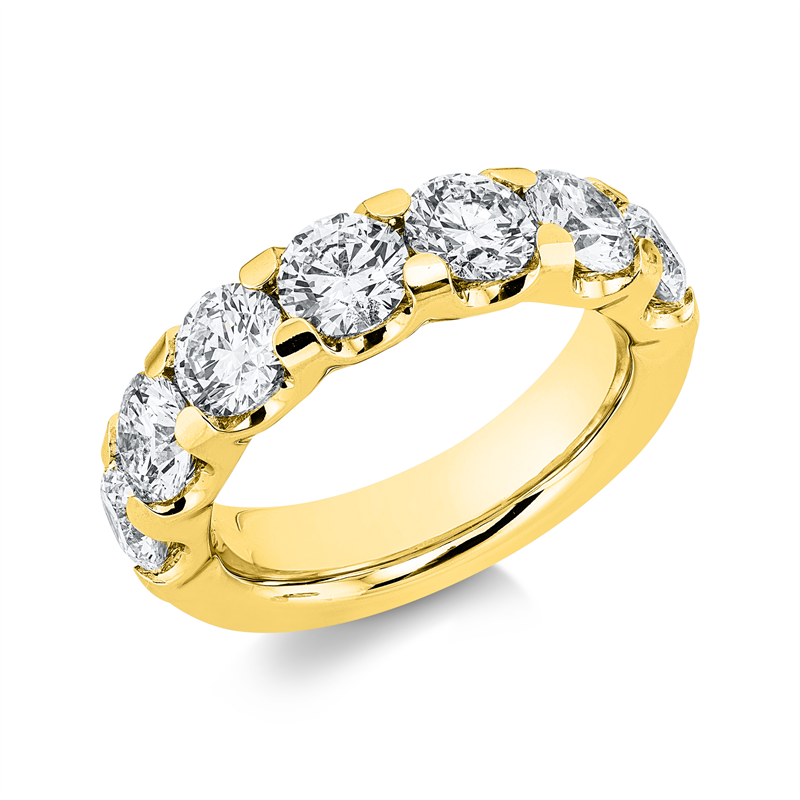 Image 90002078 - Ring 18 kt GG, Premium Edition, 7 GIAs, 7 Brillanten 3,54 ct, TW-vsi, ...