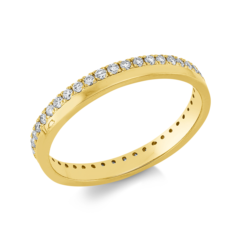 Image 90002306 - Ring 18 kt GG, 44 Brillanten 0,35 ct, TW-si, Weite:54 =*=*= Unterkategorie: Modern ...