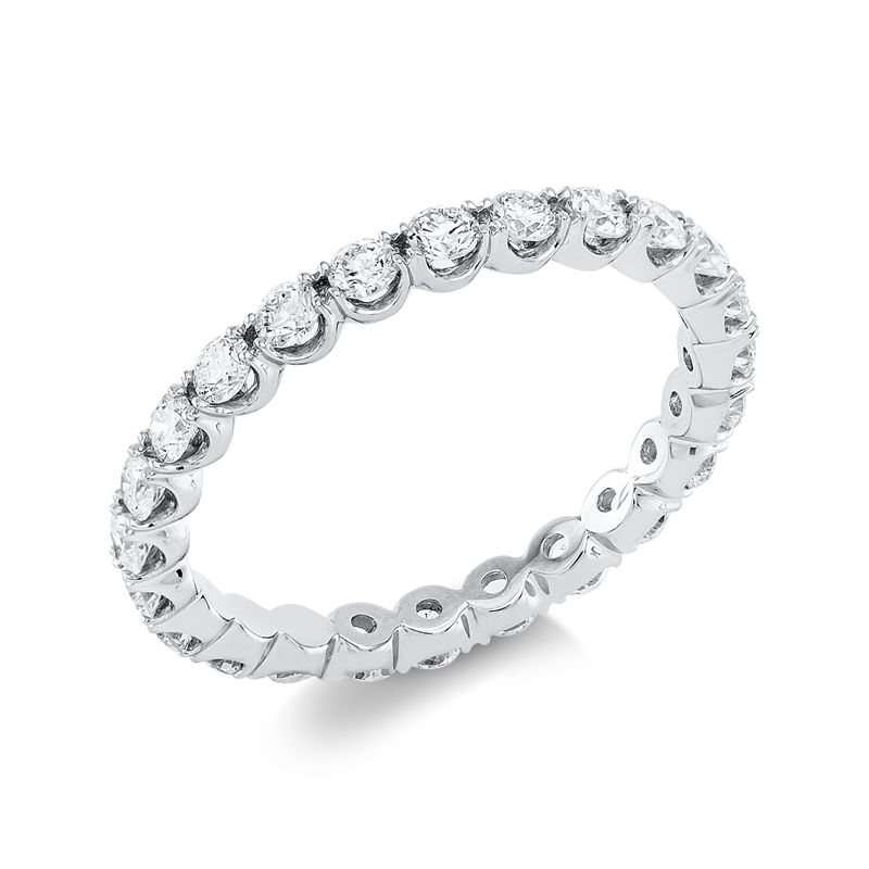 Image 90002339 - Ring 18 kt WG, 24 Brillanten 0,93 ct, TW-si, Weite:52 =*=*= Unterkategorie: Memoire ...