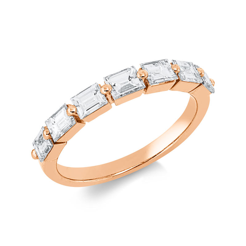 Image 90002562 - Ring 18 kt RG, 7 Baguette 1,16 ct, TW-vsi, Weite:53 =*=*= Unterkategorie: Baguette, ...