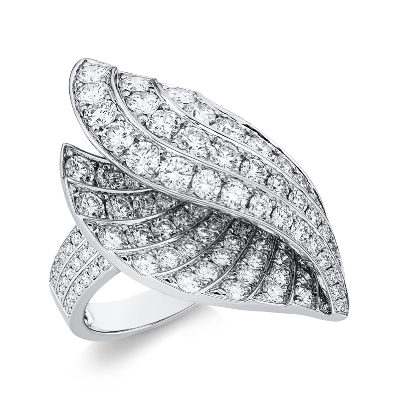 Image 90002563 - Ring 18 kt WG, 145 Brillanten 4,26 ct, TW-vsi, Weite:54 =*=*= Unterkategorie: Exklusiv, ...