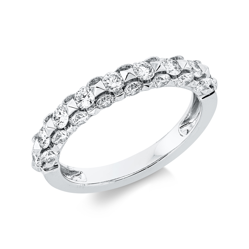 Image 90002571 - Ring 18 kt WG, 25 Brillanten 1,18 ct, TW-si, Weite:53 =*=*= Unterkategorie: Memoire ...