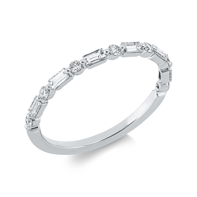 Image 90002581 - Ring 18 kt WG, 13 Fant-Schl. 0,39 ct, TW-vsi/si, Weite:53 =*=*= Unterkategorie: ...