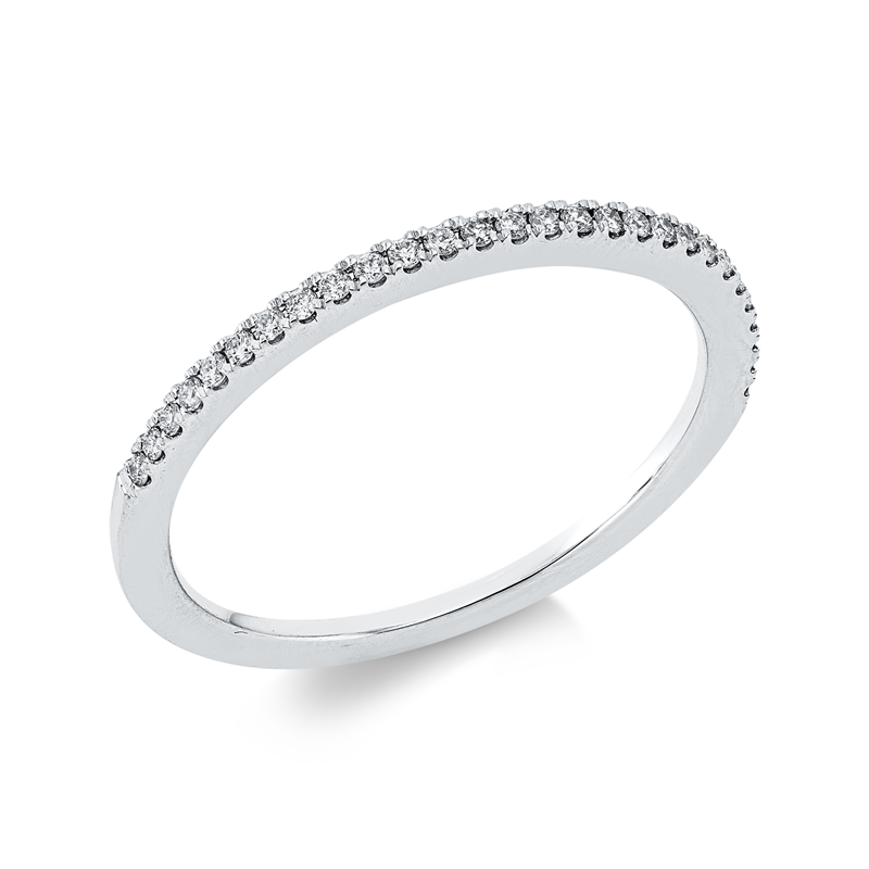 Image 90002611 - Ring 18 kt WG, 28 Brillanten 0,11 ct, TW-si, Weite:53 =*=*= Unterkategorie: Memoire ...
