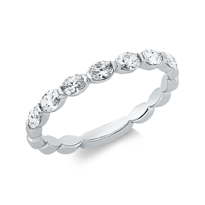 Image 90002638 - Ring 18 kt WG, 7 Oval 0,47 ct, TW-si, Weite:53 =*=*= Unterkategorie: Modern Woman, ...