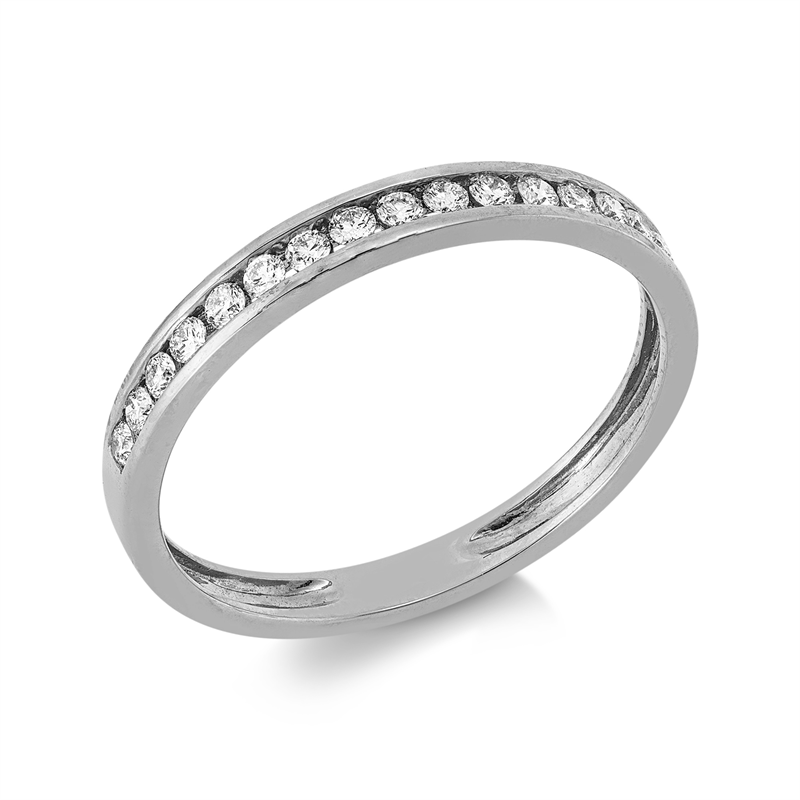 Image 90002780 - Ring 18 kt WG, 17 Brillanten 0,21 ct, TW-si, Weite:53 =*=*= Unterkategorie: Memoire ...
