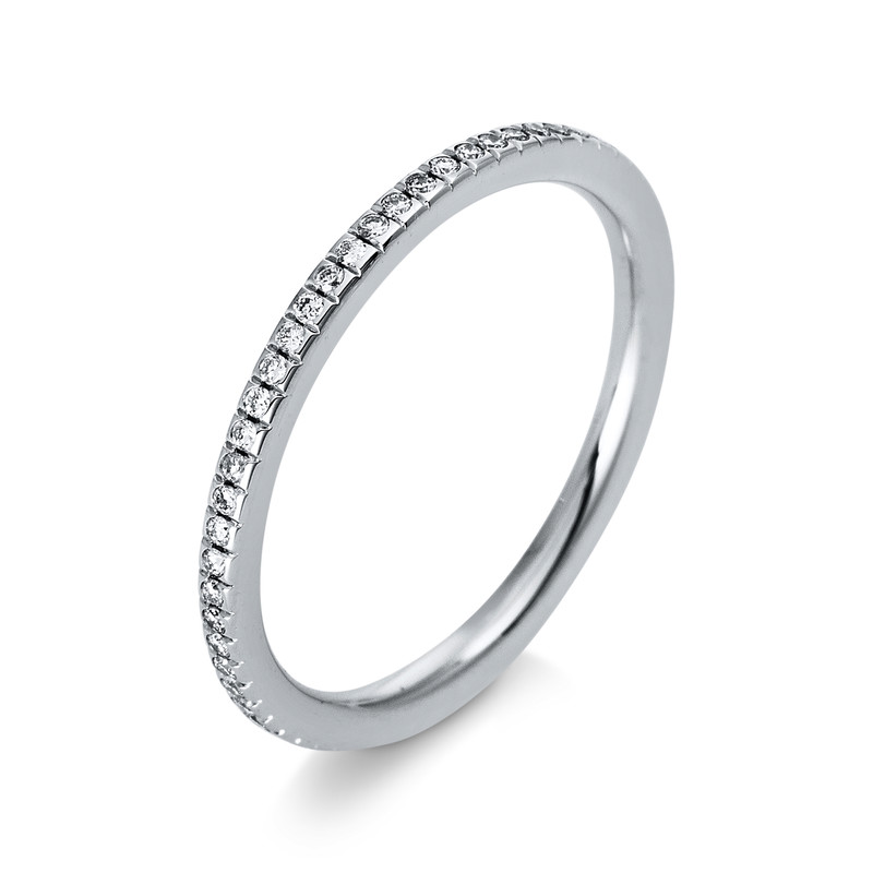 Image 90003577 - Ring 18 kt WG, 59 Brillanten 0,21 ct, TW-si, Weite:53 =*=*= Unterkategorie: Memoire ...