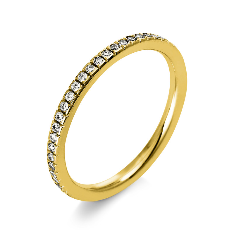 Image 90003578 - Ring 18 kt GG, 48 Brillanten 0,31 ct, TW-si, Weite:53 =*=*= Unterkategorie: Memoire ...