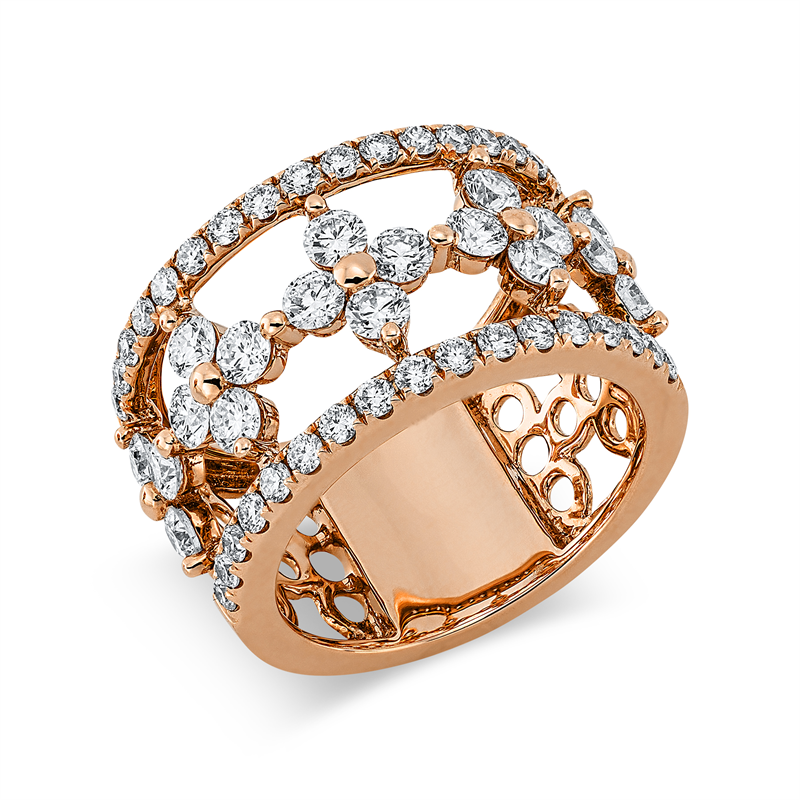 Image 90003579 - Ring 18 kt RG, 52 Brillanten 2,01 ct, TW-vsi, Weite:53 =*=*= Unterkategorie: Exklusiv, ...