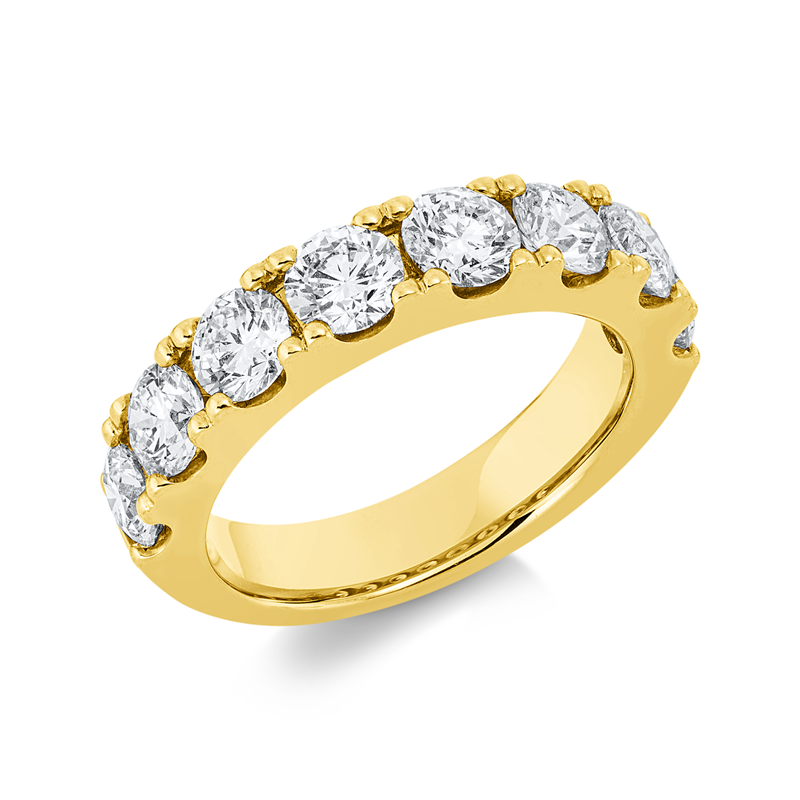 Image Ring 18 kt GG, 8 Brillanten 2,01 ct, TW-si, Weite:58