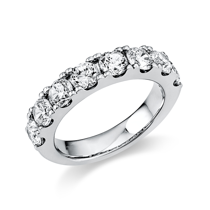 Image Ring 18 kt WG, 8 Brillanten 2,01 ct, TW-si, Weite:52