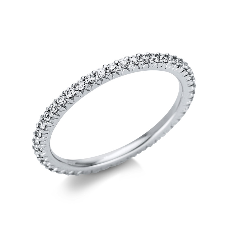 Image 90004485 - Ring 18 kt WG, 45 Brillanten 0,45 ct, TW-si, Weite:54 =*=*= Unterkategorie: Memoire ...