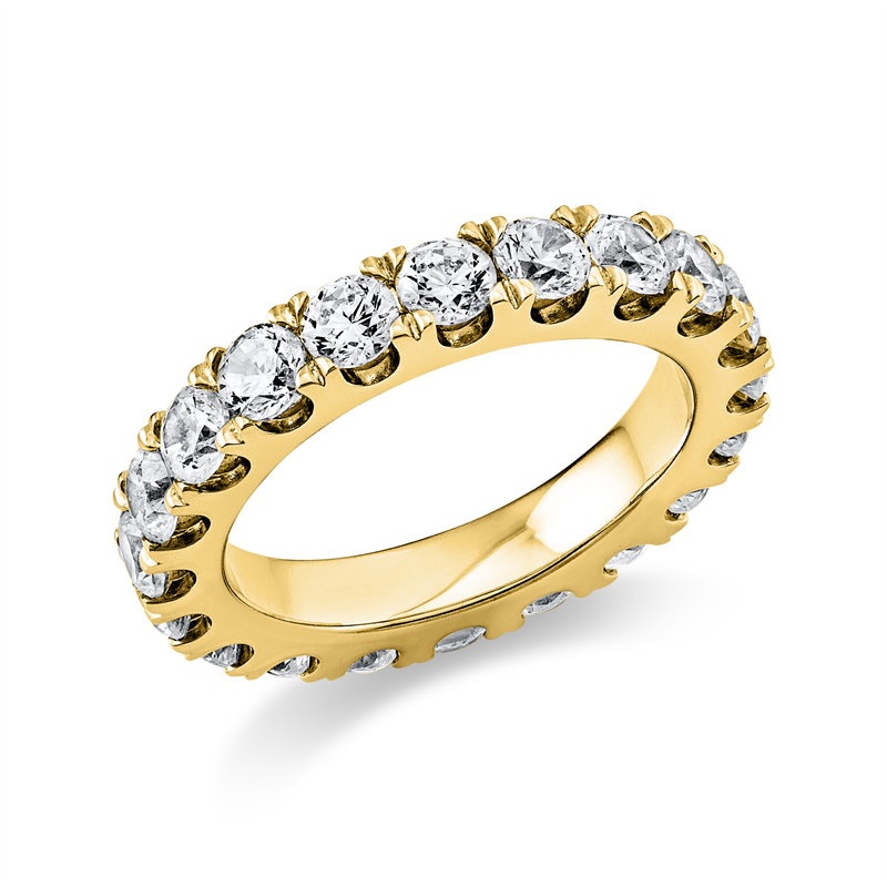 Image 90003241 - Ring 18 kt GG, 20 Brillanten 2,91 ct, TW-si, Weite:52 =*=*= Unterkategorie: Memoire ...