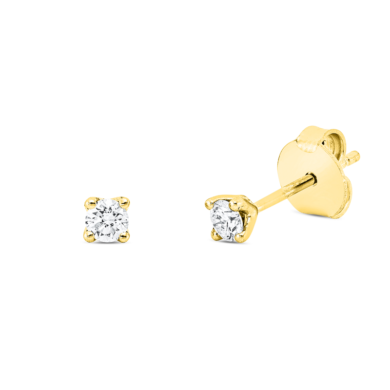 Image 90004864 - Ohrstecker 4er-Krappe 18 kt GG, 2 Brillanten 0,25 ct, TW-si =*=*= Unterkategorie: ...