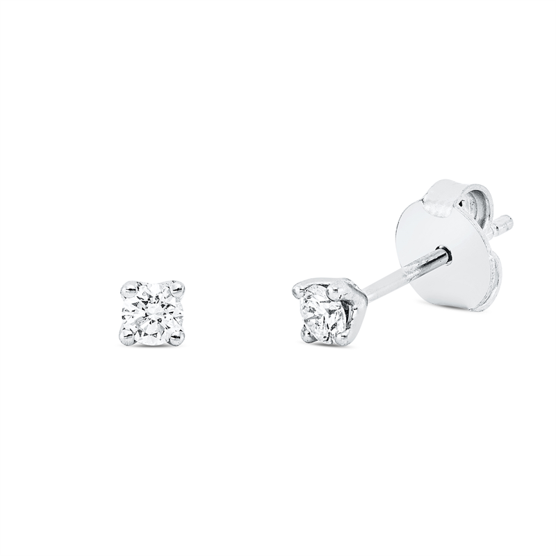 Image 90004865 - Ohrstecker 4er-Krappe 18 kt WG, 2 Brillanten 0,25 ct, TW-si =*=*= Unterkategorie: ...