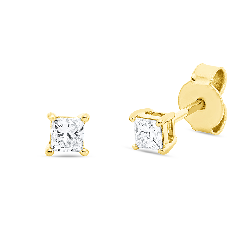 Image 90004947 - Ohrstecker 4er-Krappe 18 kt GG, 2 Princ. 0,36 ct, TW-si =*=*= Unterkategorie: ...