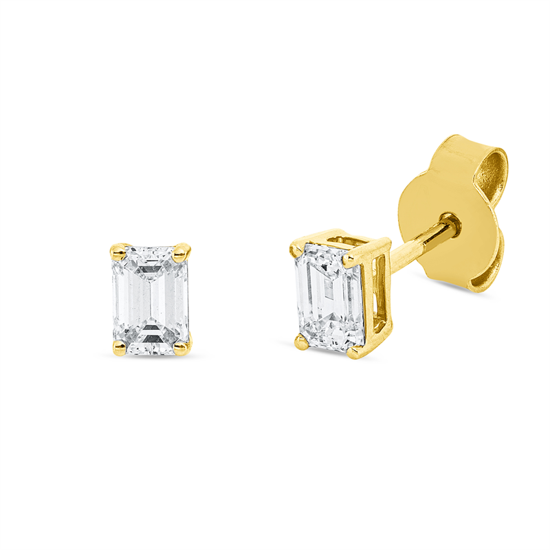 Image 90004951 - Ohrstecker 4er-Krappe 18 kt GG, GIA 6525725460, GIA 152574979, 2 Sm.schliff 0,60 ct, ...