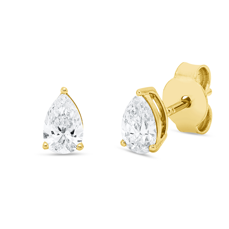Image 90004957 - Ohrstecker 3er-Krappe 18 kt GG, GIA 2526883413, GIA 2526930892, 1 Tropfen 0,32 ct, D-vs1, ...