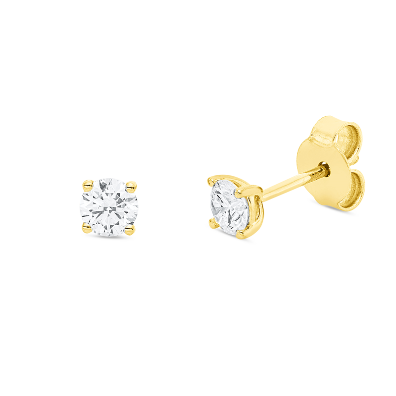 Image 90004963 - Ohrstecker 4er-Krappe 18 kt GG, 2 Brillanten 0,51 ct, TW-si =*=*= Unterkategorie: ...