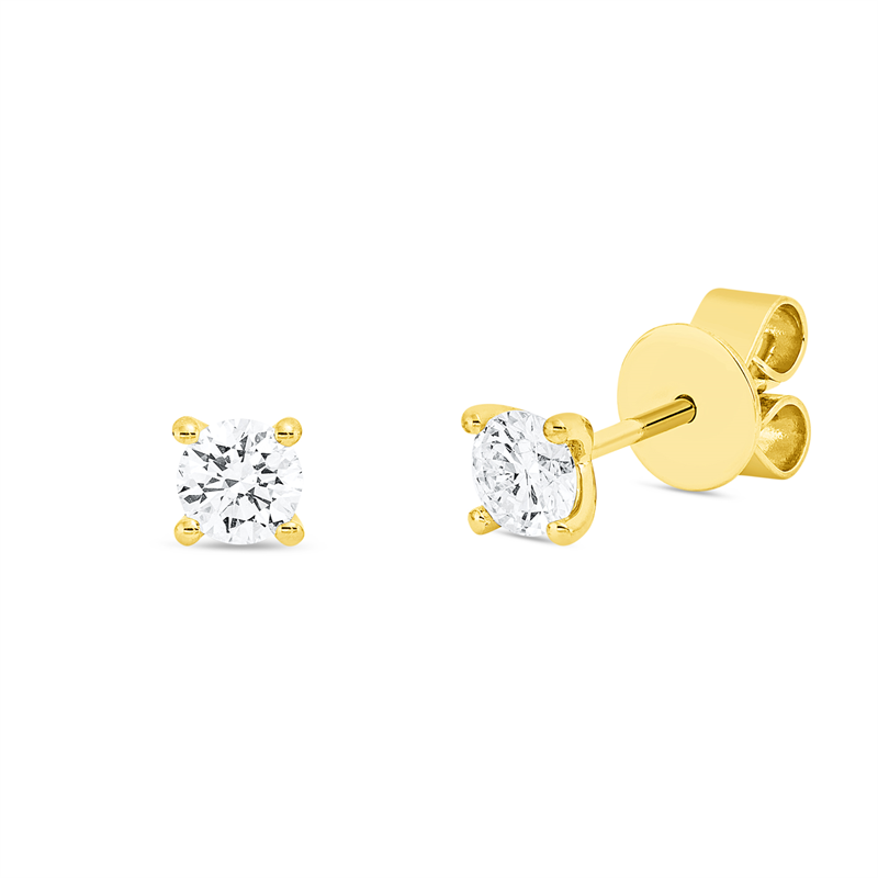 Image 90004979 - Ohrstecker 4er-Krappe 18 kt GG, 2 Brillanten 0,50 ct, TW-si =*=*= Unterkategorie: ...