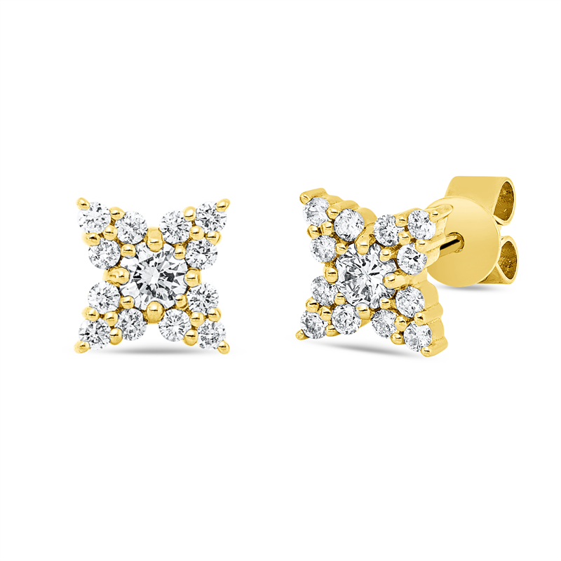 Image 90005002 - Ohrstecker 18 kt GG, 26 Brillanten 0,42 ct, TW-si =*=*= Unterkategorie: Modern Woman, ...