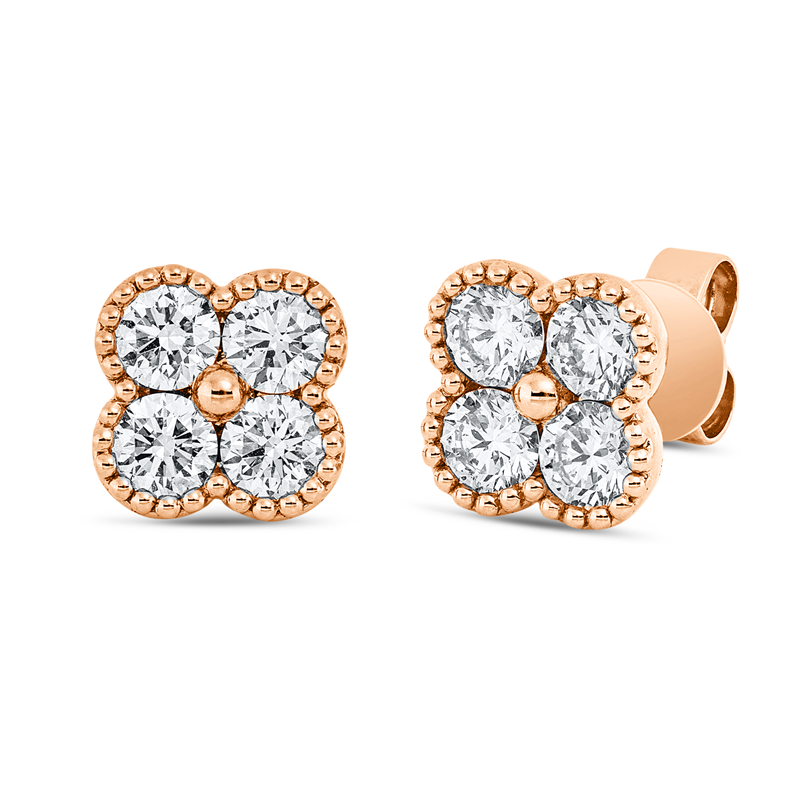 Image 90005209 - Ohrstecker 18 kt RG, 8 Brillanten 1,85 ct, TW-si =*=*= Unterkategorie: Modern Woman, ...