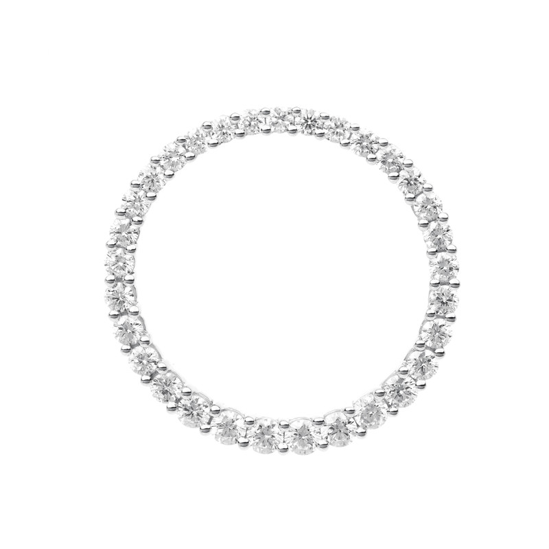 Image 90007267 - Anhänger 18 kt WG Kreis, 31 Brillanten 1,19 ct, TW-si =*=*= Unterkategorie: Modern ...