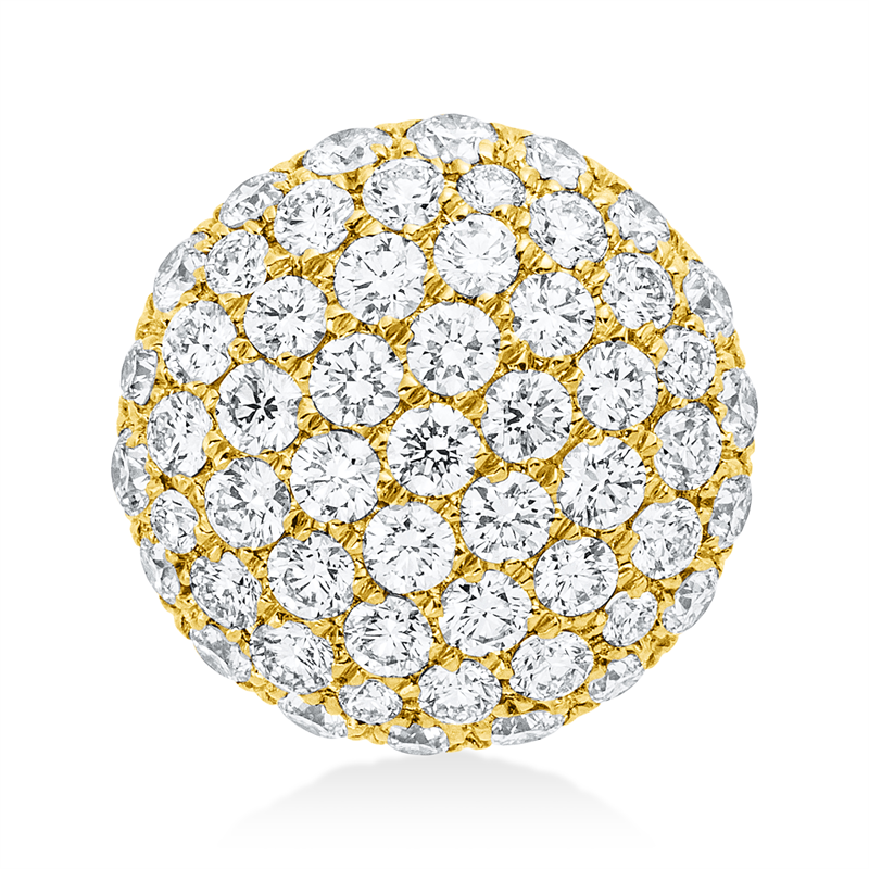 Image 90007268 - Anhänger 18 kt GG, 55 Brillanten 0,55 ct, TW-vsi =*=*= Unterkategorie: Pavé, ...