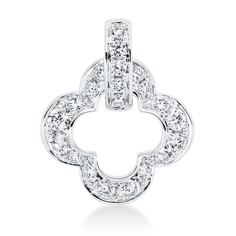 Image 90005365 - Anhänger 18 kt WG, mit Öse, 21 Brillanten 0,42 ct, TW-vsi =*=*= Unterkategorie: ...