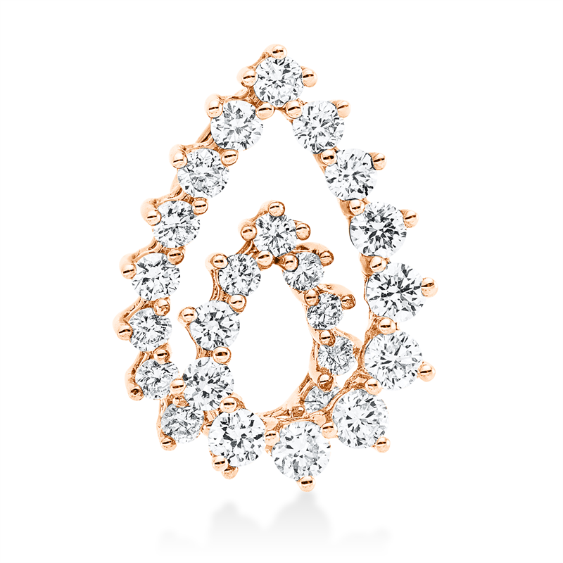 Image 90005089 - Anhänger 18 kt RG, 26 Brillanten 0,80 ct, TW-vsi =*=*= Unterkategorie: Exklusiv, ...