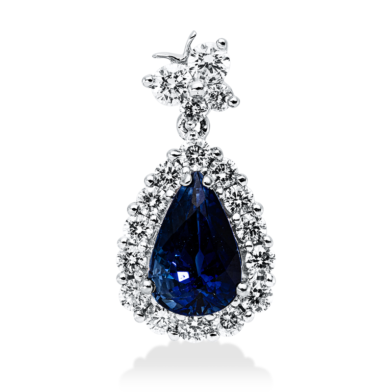 Image 90008838 - Anhänger 3er-Krappe 18 kt WG, mit Öse, 18 Brillanten 0,66 ct-si =*=*= Unterkategorie: ...