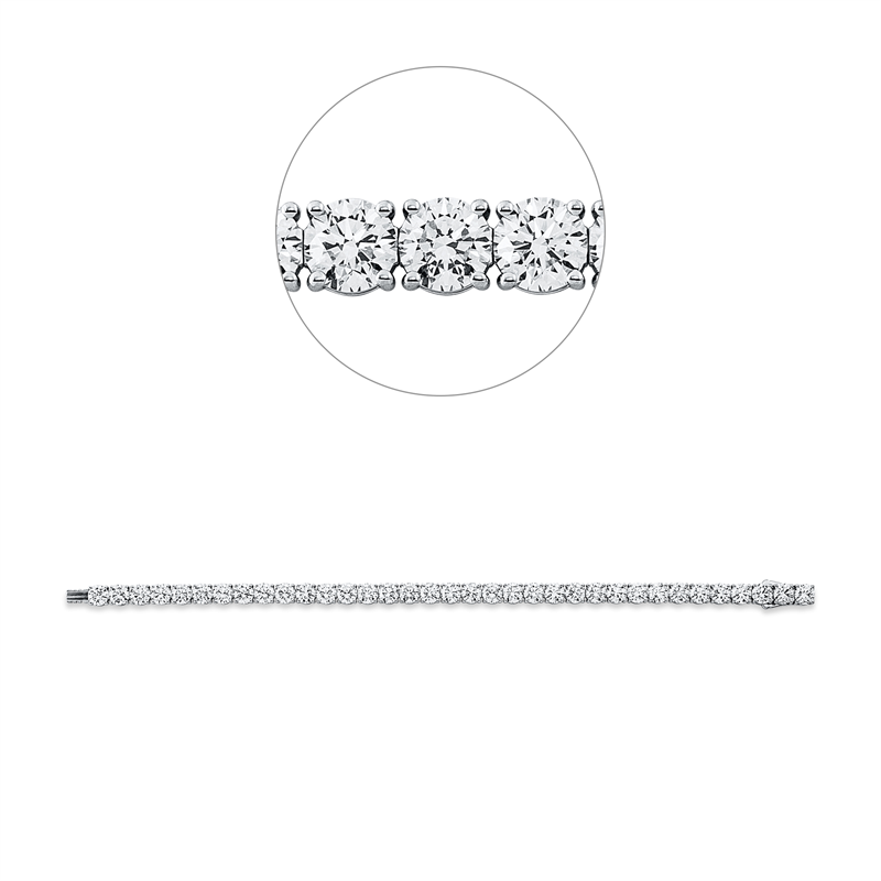 Image 90010883 - Armband 4er-Krappe 18 kt WG, Premium Edition, 35 GIAs, 35 Brillanten 17,59 ct, TW-vsi, ...