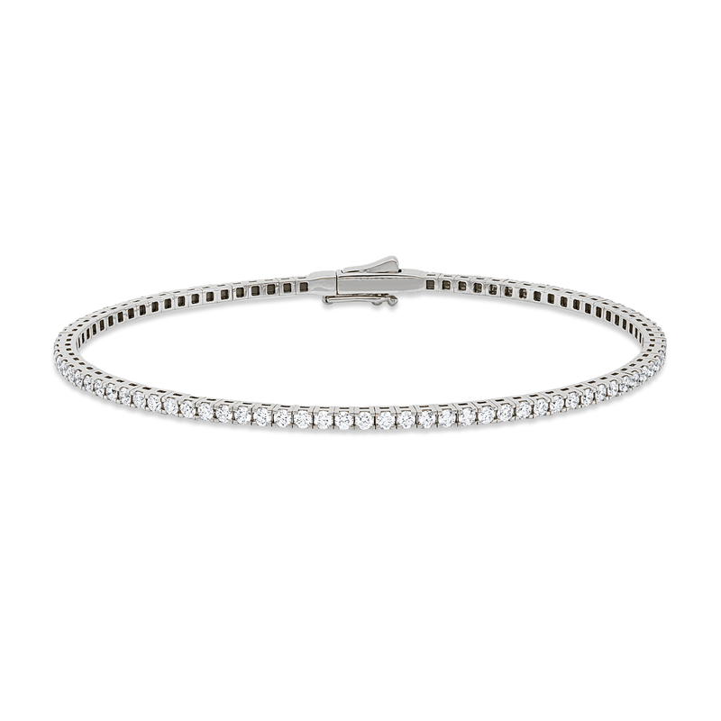 Image Armreif 18 kt WG, Größe 16, 64 Brillanten 1,15 ct, TW-si, 22 Brillanten 0,36 ct, TW-si, ...