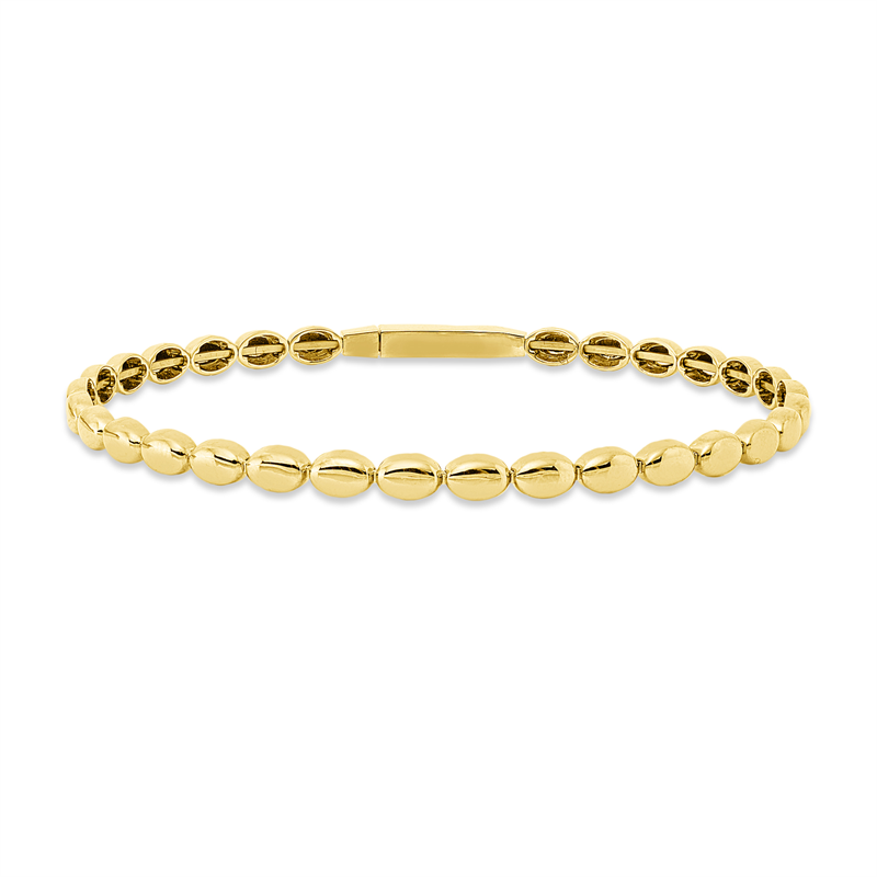 Image 90011320 - Armreif 14 kt GG, poliert, H:48,0 mm, B:55,0 mm, S:3,3 mm =*=*= Unterkategorie: Plain, ...